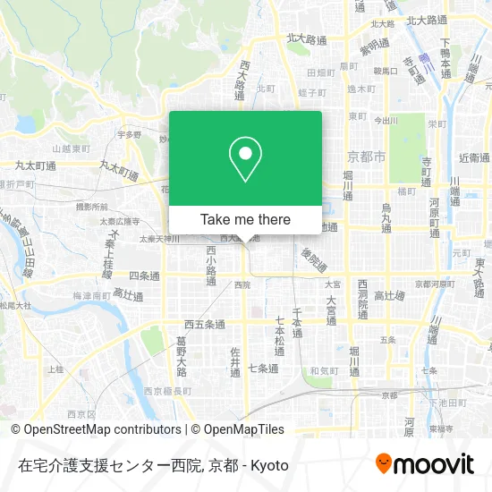 在宅介護支援センター西院 map