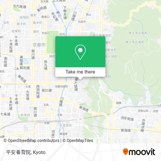 Heian Nursery Institute map