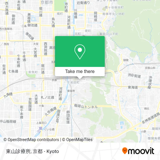 Higashiyama Clinic map