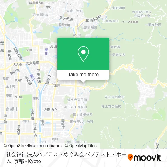 社会福祉法人バプテストめぐみ会バプテスト・ホーム map