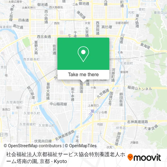 社会福祉法人京都福祉サービス協会特別養護老人ホーム塔南の園 map