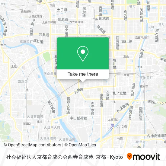 社会福祉法人京都育成の会西寺育成苑 map
