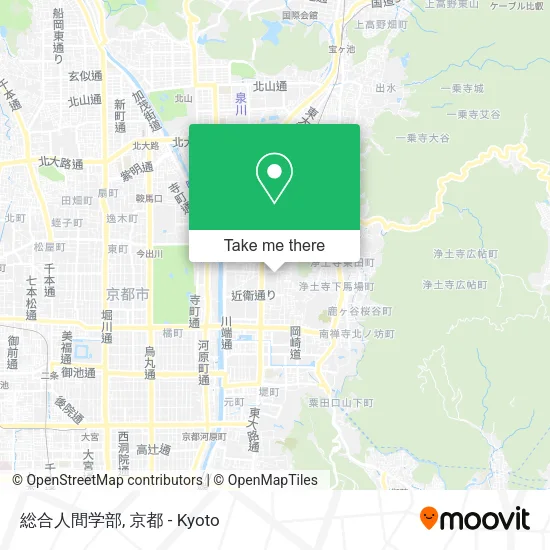 総合人間学部 map