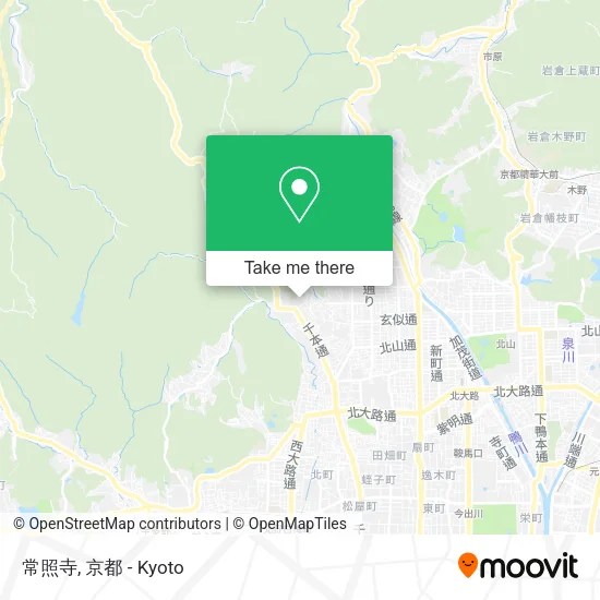 常照寺 map