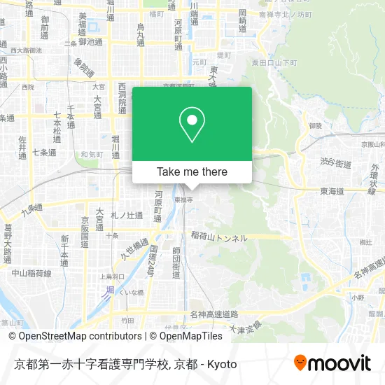 京都第一赤十字看護専門学校 map
