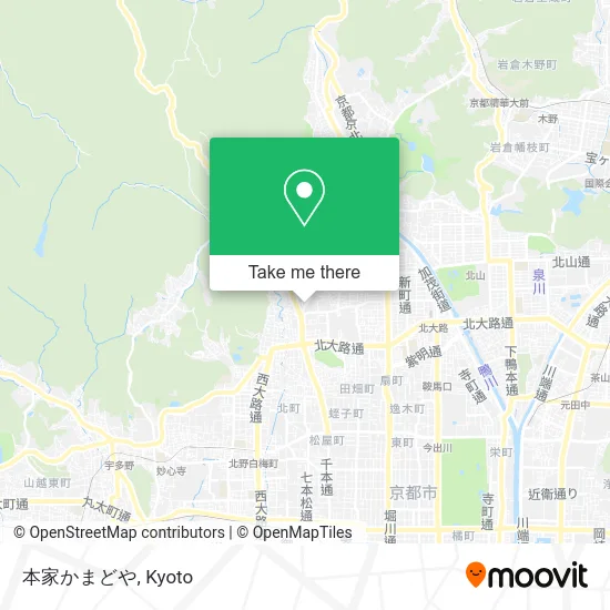 Honke Kamadoya map