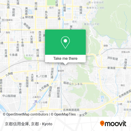 京都信用金庫 map
