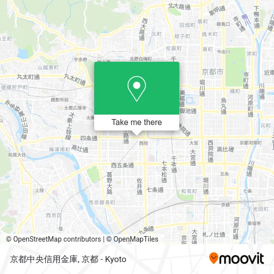 京都中央信用金庫 map