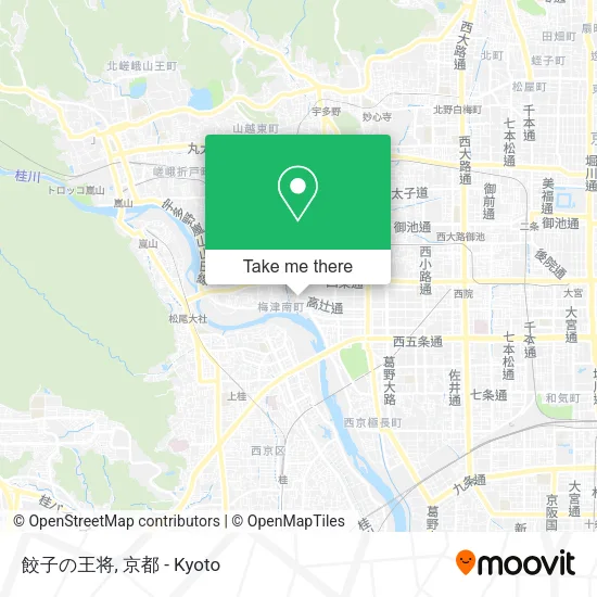 餃子の王将 map