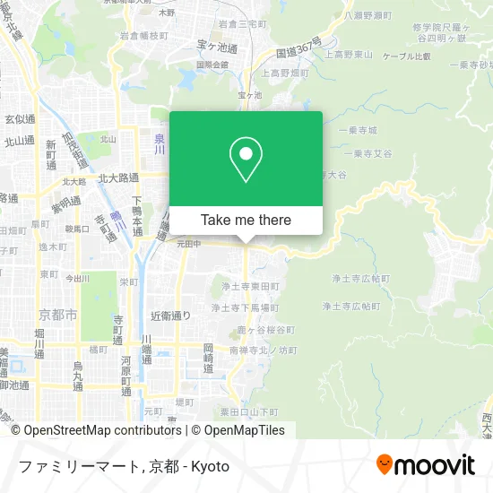 Family Mart map