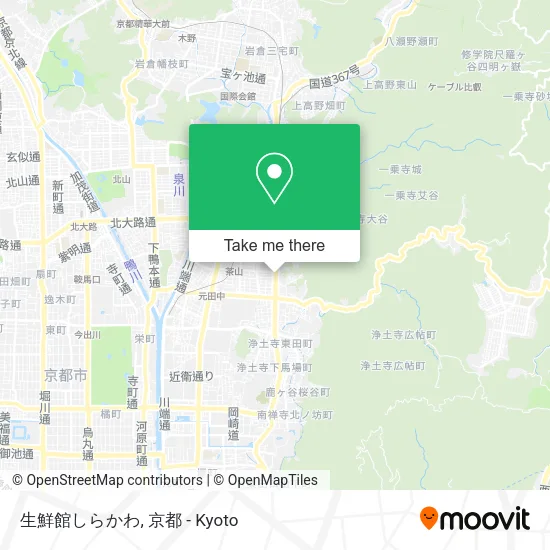 生鮮館しらかわ map
