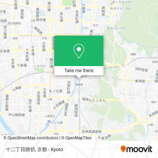 十二丁目踏切 map