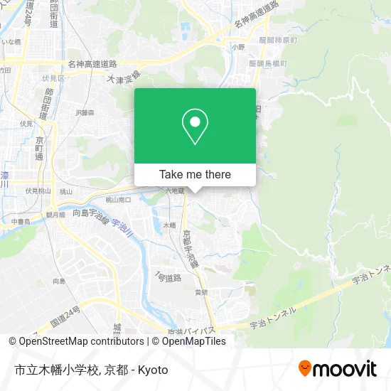 市立木幡小学校 map