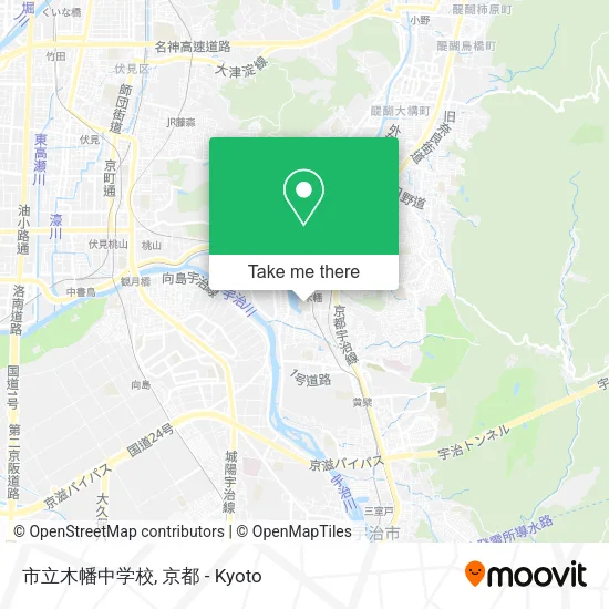 市立木幡中学校 map