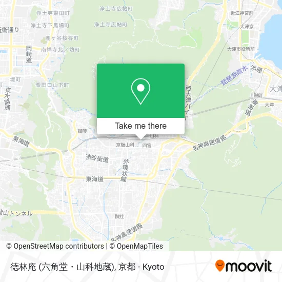 徳林庵 (六角堂・山科地蔵) map