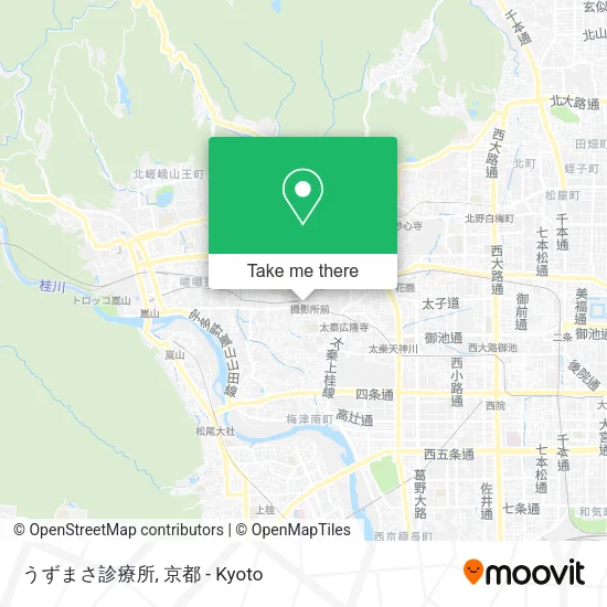 うずまさ診療所 map