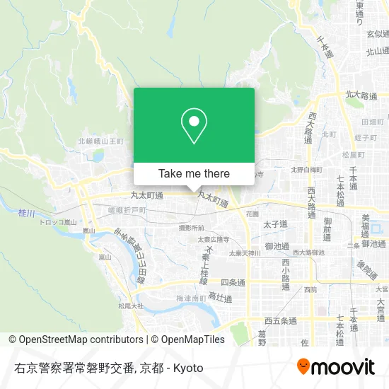 右京警察署常磐野交番 map