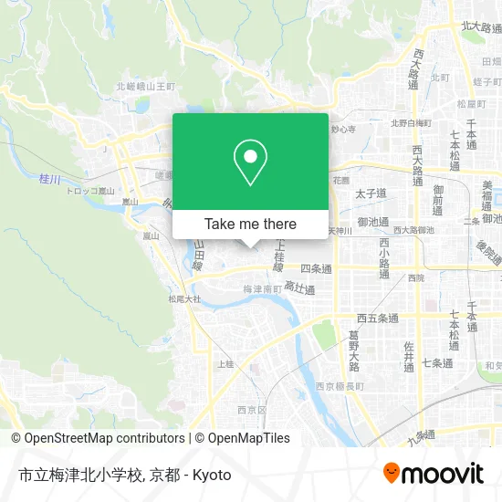 市立梅津北小学校 map