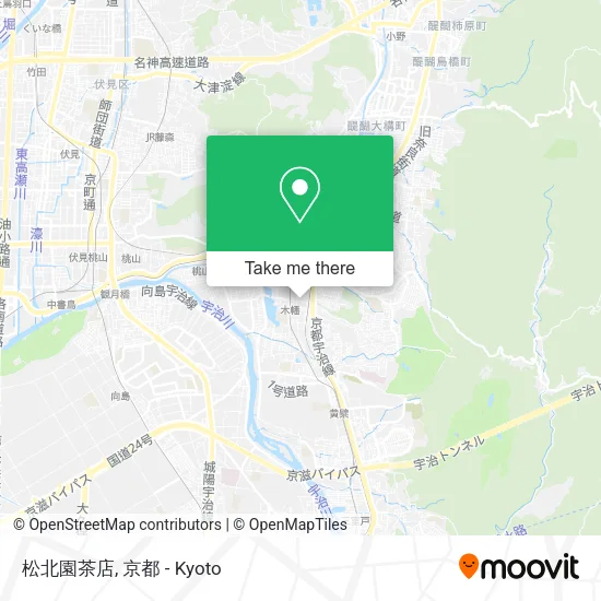 松北園茶店 map
