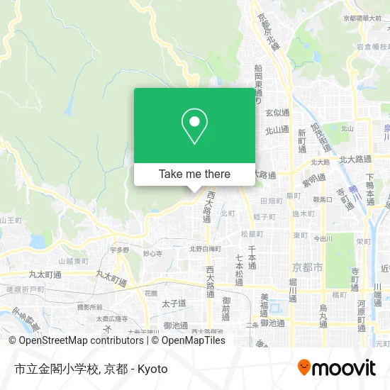 市立金閣小学校 map