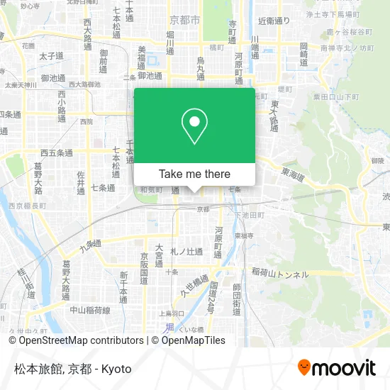 Matsumoto Ryokan map