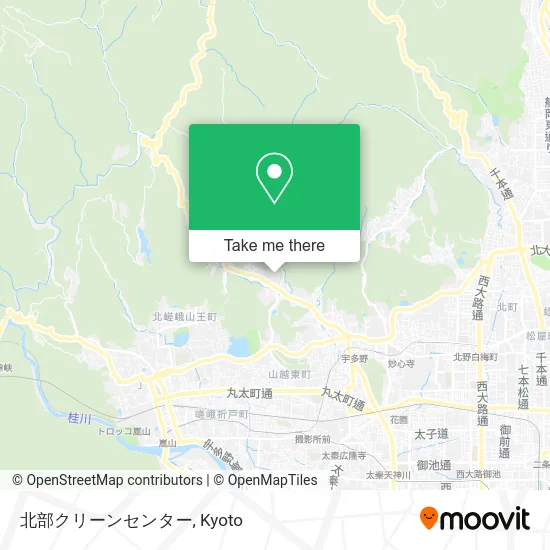 Northern Clean Center map