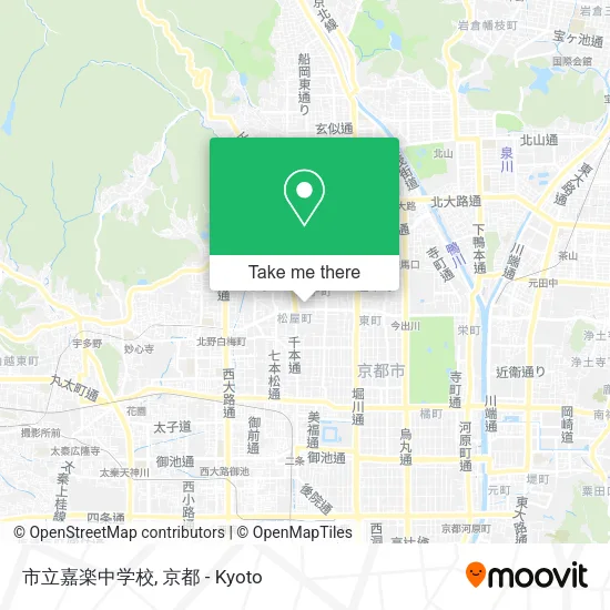 市立嘉楽中学校 map
