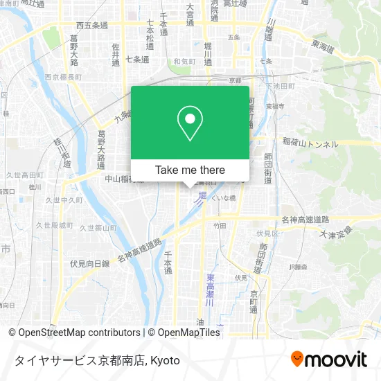 Tire Service Kyoto South Store map