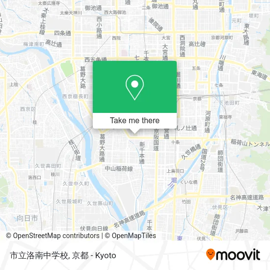 市立洛南中学校 map