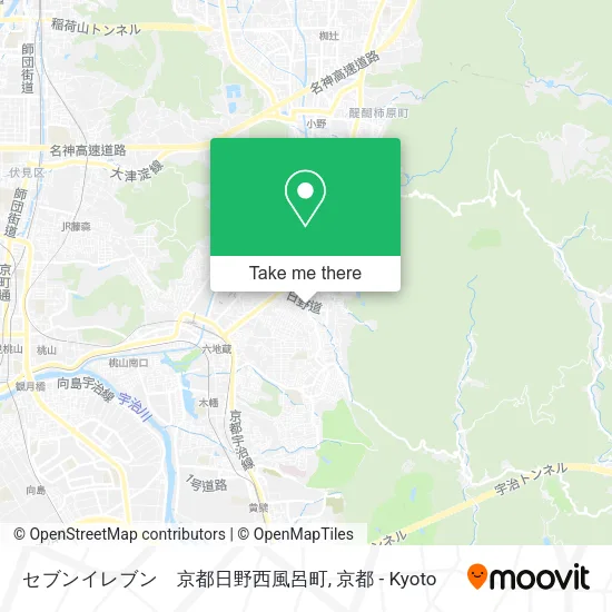 セブンイレブン　京都日野西風呂町 map
