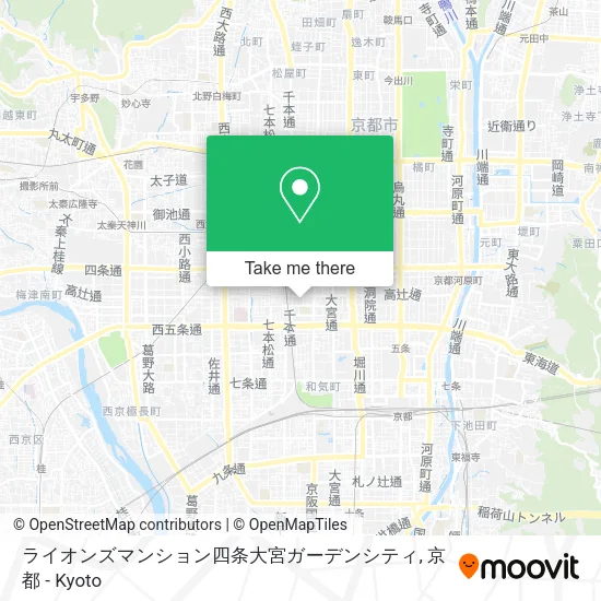 ライオンズマンション四条大宮ガーデンシティ map