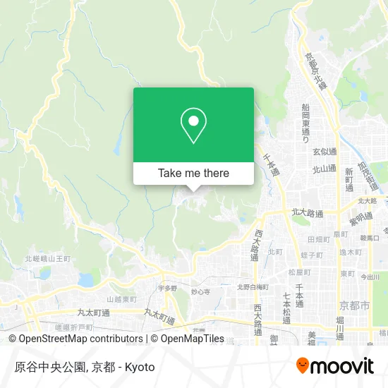 原谷中央公園 map