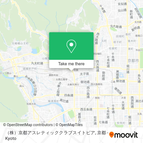 （株）京都アスレティッククラブスイトピア map