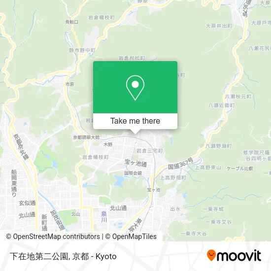 下在地第二公園 map