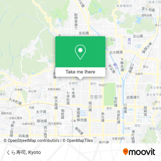 Kura Sushi map