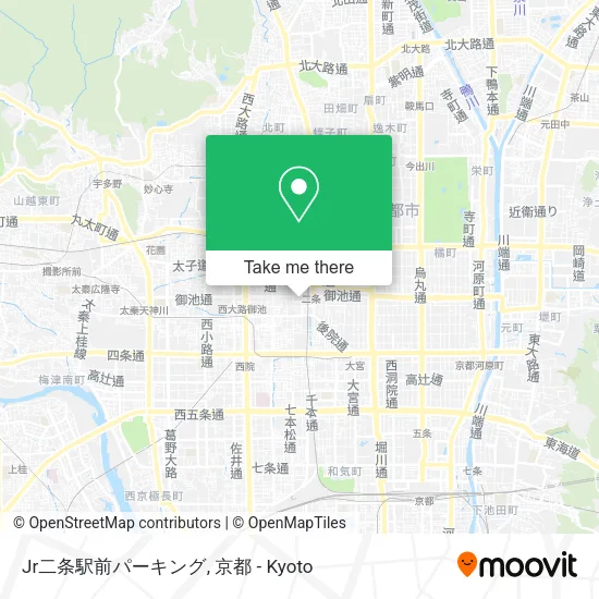 Jr二条駅前パーキング map