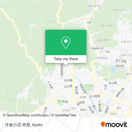 洋食の店 舟形 map