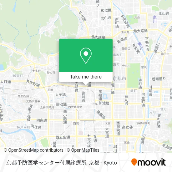 京都予防医学センター付属診療所 map
