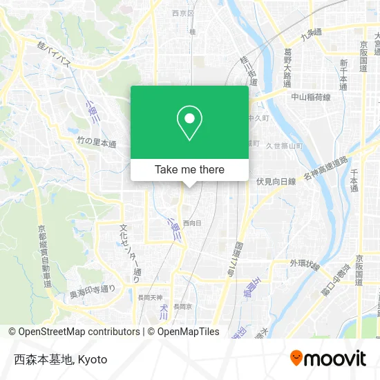 Nishimori Cemetery map