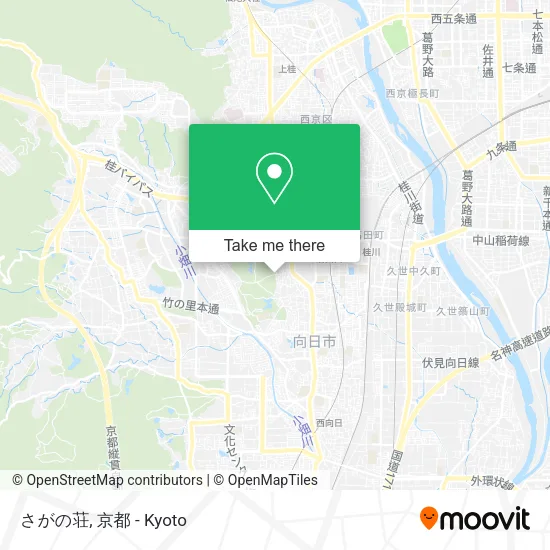 さがの荘 map