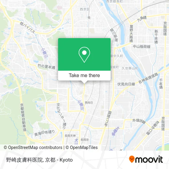 野崎皮膚科医院 map