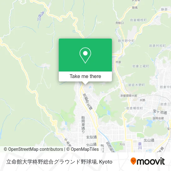 立命館大学柊野総合グラウンド野球場 map