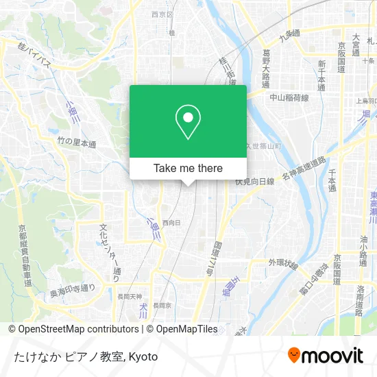 たけなか ピアノ教室 map