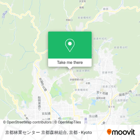 京都林業センター 京都森林組合 map