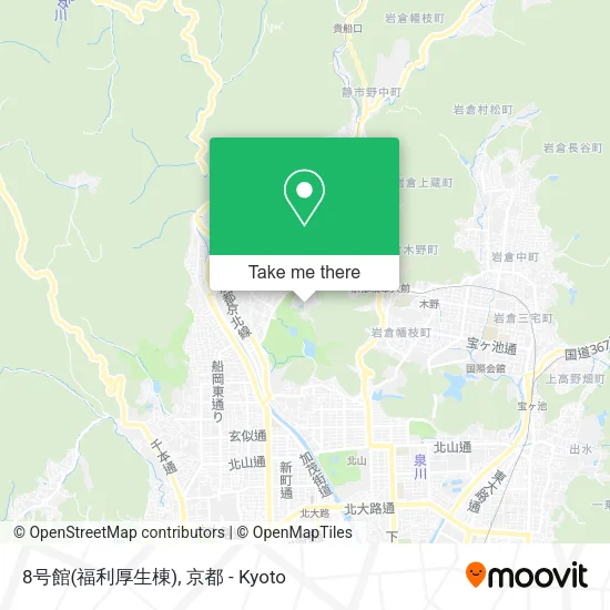 8号館(福利厚生棟) map