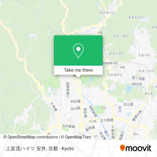 上賀茂ハイツ 安井 map