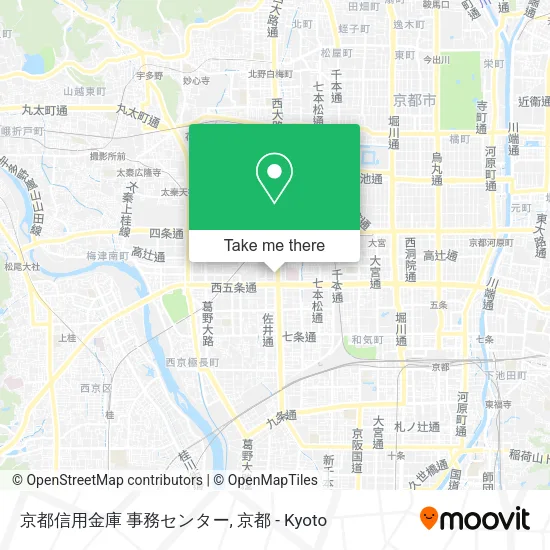京都信用金庫 事務センター map