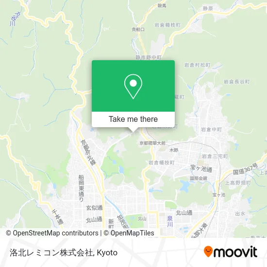 洛北レミコン株式会社 map