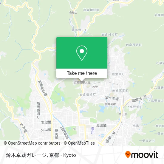 鈴木卓蔵ガレージ map