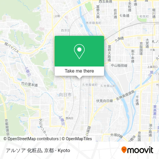 アルソア 化粧品 map